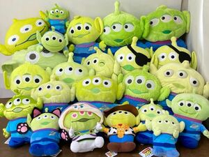 RK048)リトルグリーンメン ぬいぐるみ 大量 まとめ売り 現状品 ディズニー Disney PIXAR ピクサー トイストーリー エイリアン