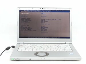 中古　Panasonic　CF-LV77DHVS　8世代I5　8GB　SSD256 　BIOSまで表示　ノートパソコン　　詳細不明　　ジャンク扱い 　