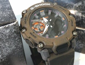 【新品未使用・正規品】G-SHOCK Gショック腕時計 GA2200MFR-5ADR おしゃれなブラウン×オレンジカラー！MYSTIC FORESTシリーズ