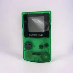 美品 任天堂 ゲームボーイカラー 本体 トイザらス限定 クリアグリーン GBC