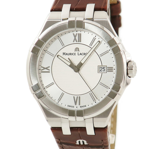 【3年保証】 モーリスラクロア アイコン AI1008-SS001-130-1 ローマン バー クオーツ メンズ 腕時計