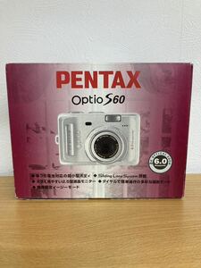 2-101PENTAX ペンタックス Optio S60 コンパクトデジタルカメラ　デジカメ