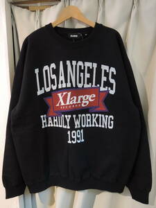 X-LARGE XLARGE エクストララージ XL RECORDS CREWNECK 黒 Lサイズ 最新人気商品 値下げしました！