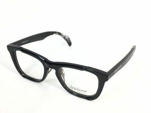 1円 ヨウジヤマモト 19-0670-1 度入り眼鏡 黒縁 メガネ EV158