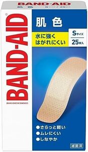 BAND-AID(バンドエイド) 救急絆創膏 肌色タイプ Sサイズ 25枚