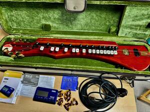 大正琴（鈴木楽器製）CHK-1ソプラノ＆調律器ST300(SEIKO)セット（オマケ備品付）中古美品