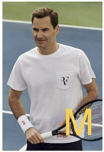 【送料無料】RFグラフィックTシャツ UNIQLOユニクロ ロジャーフェデラー Federer Mサイズ 白 ホワイト