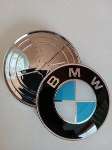 【簡単♪貼付け補修可能です】BMW 74mm エンブレム 51148219237 E46 E90 F30 F31 F32 メッキ向上デザイン