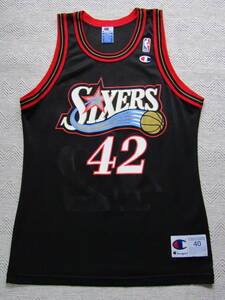 激レア！ NBA ジェリー・スタックハウス 76ers SIXERS シクサーズ Champion チャンピオン ヴィンテージ ユニフォーム タンクトップ シャツ