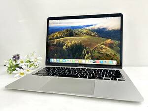 【良品 13.3インチ】Apple MacBook Air(Retina,13-inch,2020) A2179 Core i5(1030NG7)/1.1GHz RAM:8GB/SSD:512GB シルバー Sonoma 動作品