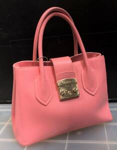 FURLA フルラ 921181 レザー2wayバッグ ハンドバッグ ショルダーストラップ ピンク JS-337158