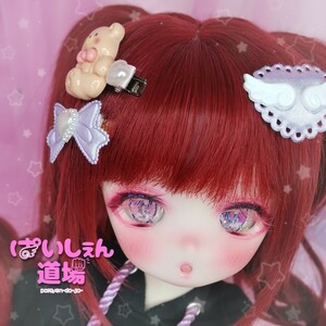 DDH-27 ピンクラメ　キラキラ　カスタムヘッド