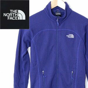 ノースフェイスTHE NORTH FACE■SUMMIT SERIES ジップジャケット 裏フリース■XS■青紫系 ※NK3d14287