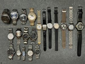 1円〜ジャンク腕時計 まとめ売り SEIKO / CASIO / CITIZEN / swatch 他 クォーツ /ソーラー電波など メンズ レディース腕時計