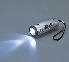 スターリング LEDパームラジオライト ハンディタイプ13×4.5×4.7cm