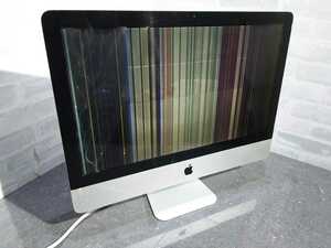 【ジャンク品】管D43 Apple iMac A1311 デスクトップ 21.5インチ HDD不明、メモリー2GB(x2枚)通電OK 起動音無し