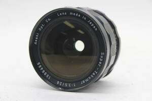 【返品保証】 ペンタックス Pentax Super-Takumar 28mm F3.5 M42マウント レンズ s4237