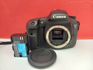 ■ Canon EOS 7D デジタル一眼レフカメラ ボディ動作確認済 シャッター、フラッシュOK バッテリー 付属品 キャノン