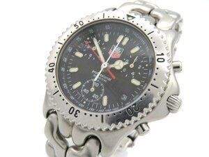 1円◆稼働◆ タグホイヤー CG1110-0 プロフェッショナル シルバー クオーツ メンズ 腕時計 O297