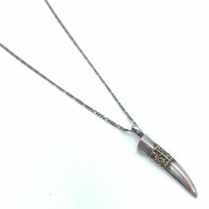 Dr MONROE ドクターモンロー ユニセックスペンダント シルバー ネックレス SV925 K18 アクセサリー 