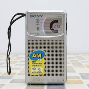 ∵AM 受信OK ｜AM ラジオ レシーバー｜SONY ソニー ICR-P10 ポケットラジオ AM専用｜AM RECEIVER ■N5000