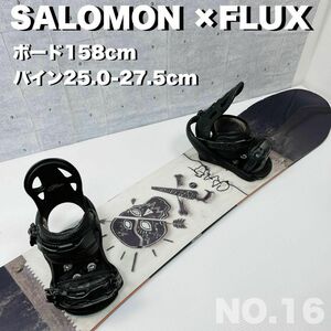 スノーボード　SALOMON CRAFT クラフト 158 flux ヤフオク　スカル