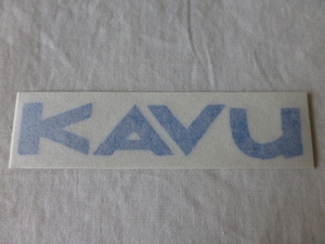 KAVU カブーKAVU kavu 青ロゴ 切り文字 ステッカー 小サイズ kavu KAVU カブー KAVU SEATTLE,USA