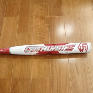 ルイスビルスラッガー カタリスト2 Ti チタン ソフトボール3号 バット ゴム専用 85cm 740g ソフトボール用バット CATALYST ⅱ ルイビル 白