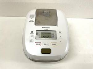 【A139】中古品　Panasonic　パナソニック　可変圧力IHジャー炊飯器　可変圧力IHおどり炊き　SR-PB108　ホワイト　1.0L　2018年製