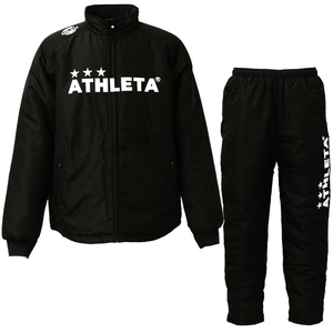 新品　完売品　アスレタ ATHLETA 　別注 ウォーマースーツ 上下セット(ブラック)　サイズL