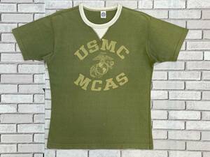 ＵＳＥＤ　トイズマッコイ　TOYS McCOY　半袖Ｔシャツ　サイズＭ　USMC MCAS