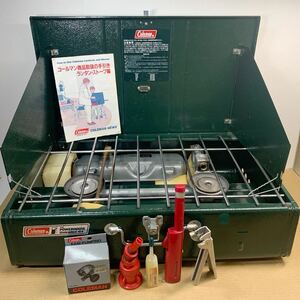 Coleman　コールマン　POWERHOUSE UNLEADED STOVE アンレテッド・シリーズ　414-700J ツーバーナーコンロ ストーブ　キャンプ　アウトドア 