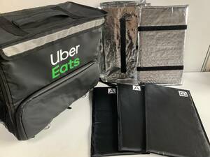 Eu902◆Uber Eats ウーバーイーツ◆配達用 バッグ型 バッグ リュック Food Transport Solutions 保温保冷 ロゴ入り サイズ約44×25×45㎝