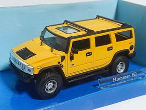 Cararama 1/43-HUMMER H2 (Yellow) /カララマ/ハマー/HONGWELL/ホンウェル