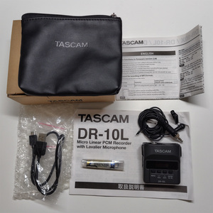 TASCAM （タスカム）ピンマイクレコーダー DR-10L 黒