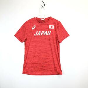 アシックス asics 半袖速乾Tシャツ 日本代表 JAPAN A17A18 Mサイズ