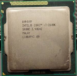 【動作確認済】Intel Core i7 2600K LGA1155 CPU本体のみ①
