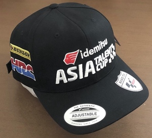 IDEMITSU ASIA TALENT CUP キャップ Dunlop ホンダ HRC 黒 accenture CAP 帽子 MOTO GP バイク や モーター スポーツ 好きに も IATC 出光