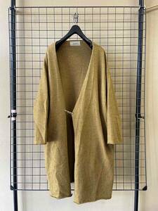 【ironari/イロナリ】EEL Products イールプロダクツ SAMPLE Gown Long CardiganCoat MADE IN JAPAN ガウン ロング カーディガン