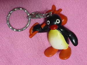 激レア！レトロ １９９０年 ＰＩＮＧＵ ピングー キャラクター マスコットキーホルダー③