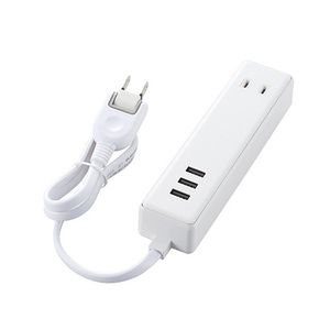エレコム USBタップ USBメス×3 AC×2 ケーブル60cm 3.4A ホワイト MOT-U10-2306WH /l