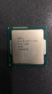 CPU インテル Intel Core I7-4770K プロセッサー 中古 動作未確認 ジャンク品 - A273