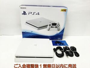 【1円】PS4 本体 セット CUH-2100A ホワイト 500GB ゲーム機本体 SONY 初期化/動作確認済 プレステ4 H05-633yk/G4