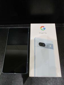 17330　スマホ★au　Google Pixel 7a 128GB ブルー　利用制限〇