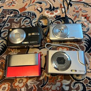 デジタルカメラ KC-03TY/SONY DSC-T5/Panasonic DMC-FX50/SONY DSC-WX30 4台