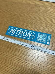 ナイトロン　NITRON ステッカー　NITRON JAPAN 新品未使用　送料無料
