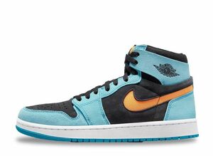 Nike Air Jordan 1 High Zoom CMFT 2 "Blue and Orange" 25.5cm DV1307-408