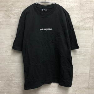 Dezzn　ディズーン　not supreme Tシャツ　M ブラック　【中目黒b1】