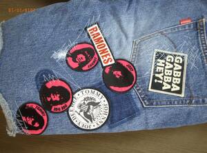 ≡HYSTERIC　GLAMOUR≡RAMONESハーフパンツ≡USED