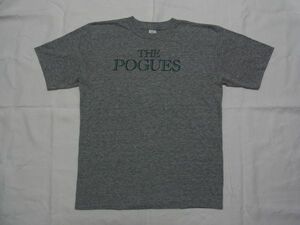 ☆美品☆ 80s ビンテージ The Pogues ザ・ポーグス 「Boys From The County Hell」 Tシャツ sizeL 霜降りグレー ☆USA古着 90s ロック